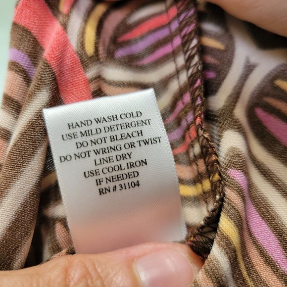 New directions halter style mini dress red print with padding women's 6 1196 - Picture 6 of 6